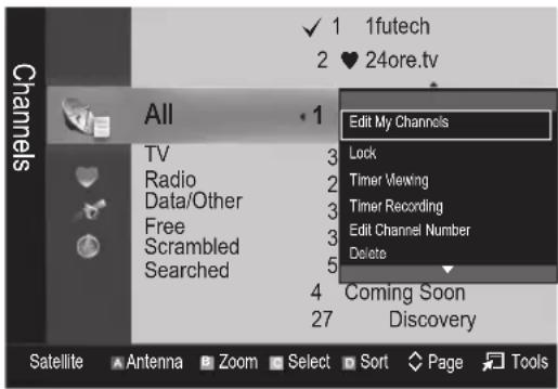 SAMSUNG UE55C6990 - My Channels - 1