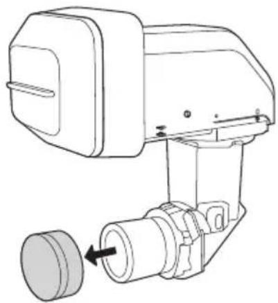 EPSON ELPLX02S - Hold the lock lever and turn it counterclockwise. - 1