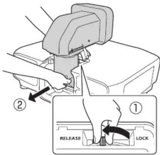 EPSON ELPLX02S - Loosen the screws (4 points). - 1