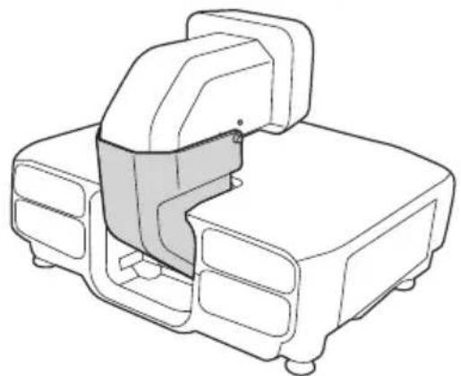 EPSON ELPLX02S - 拆卸鏡頭組件的鏡頭蓋(小)。 - 6