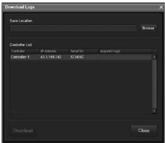 SONY ZRCT300 - Sélectionnez [Tool] sur l'écran principal de Display Control Software, puis sélectionnez [Download Logs]. - 1
