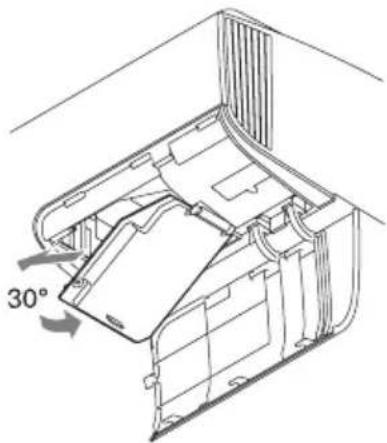 SONY VPLVW290ES - Hinweis zum Austauschen einer schadhaften Lampe im Fall einer Deckeninstallation - 1