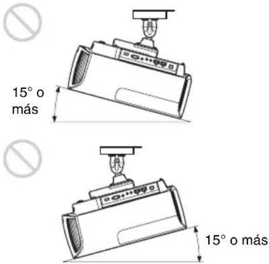 SONY VPLVW290ES - Inclinación adelante/atrás e izquierda/derecha - 4