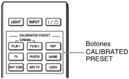 SONY VPLVW290ES - Selección del modo de visualización de la imagen - 1