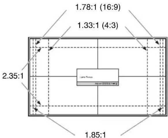 SONY VPLVW290ES - Lens adjustment window (test pattern) - 1