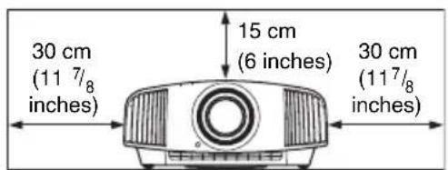 SONY VPLVW290ES - Near walls - 2