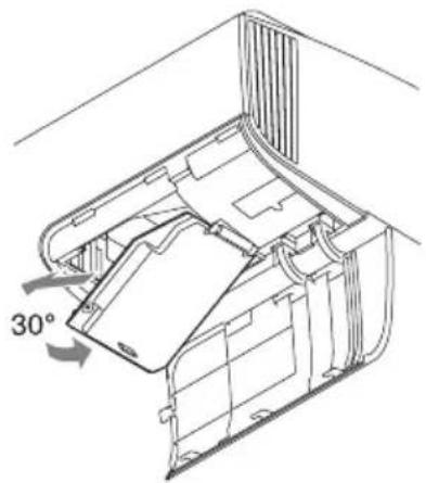 SONY VPLVW290ES - Note on replacing the lamp when broken, in the case of a ceiling installation - 1