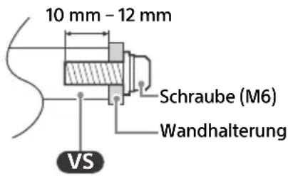 SONY XR55X92J - Installationsinformationen Wandhalterung - 1