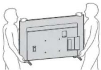 SONY XR55X92J - Laitteen kuljettaminen ja siirtäminen - 1
