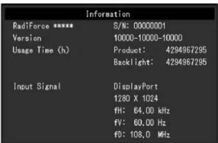 EIZO RadiForce MX194 - Informations - 1