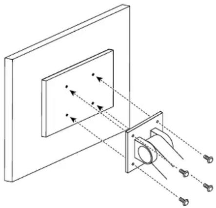 EIZO RadiForce MX194 - Procédure de fixation - 1