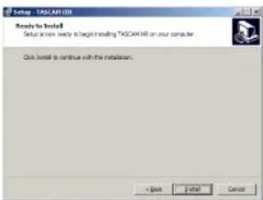 TASCAM iXR - ■proceso de instalación del driver Windows - 3
