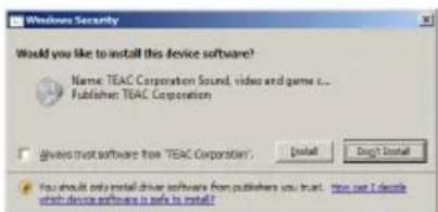 TASCAM iXR - ■proceso de instalación del driver Windows - 4