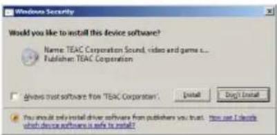 TASCAM iXR - ■ procédure d'installation du pilote Windows - 4