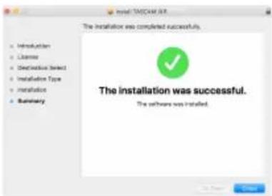The installation was completed successfully. Introduction License Description (select) Installation Type Installation Repository The installation was successful. The software was installed.