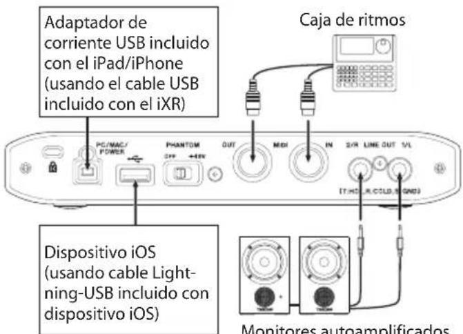 TASCAM iXR - Cuando use un ordenador (Windows/Mac) - 2