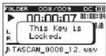 TASCAM SD20M - NOTE - 1
