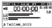 TASCAM SD20M - Lancement de l'enregistrement - 2