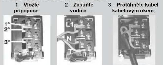 CANDY TRIO4GXNT - Postup pripojen: - 1