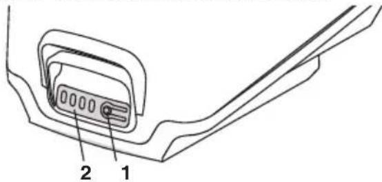 STIGA E 24 - CONTROLLE DE L'ETAT DE CHARGE DE LA BATTERIE - 1