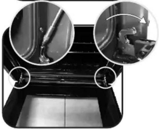 HOOVER HOZ5870IN1 - REMOVAL AND CLEANING OF THE GLASS DOOR - 3