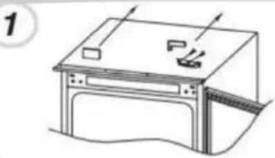 HOOVER HBOU 172UKN - Odwrócenie drzwi urządzenia - 1