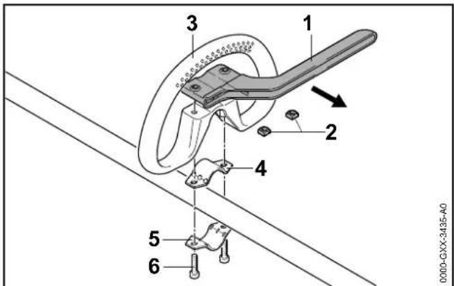STIHL FSA 90 R - Demontere stebegrenseren - 1