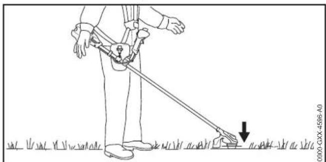 STIHL FSA 90 R - Raivaussahan tasapainottaminen - 1