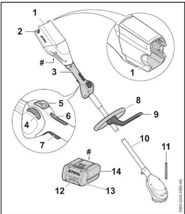 STIHL FSA 90 R - Kosa mechaniczna STIHL FSA 90 R z akumulatorem - 1