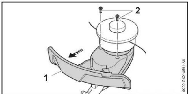 STIHL FSA 90 R - Demontage du capot protecteur - 1