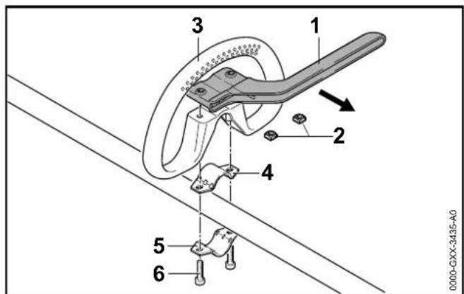 STIHL FSA 90 R - Smontare il limitatore di taglio - 1