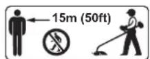 STIHL FSA 90 R - Symboler - 14