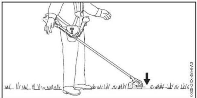 STIHL FSA 90 R - Kalibrere trimmeren - 2