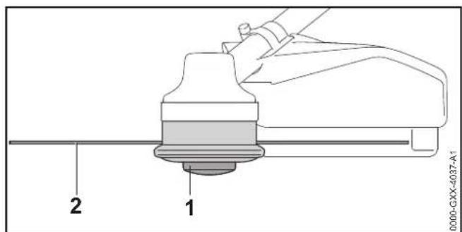 STIHL FSA 90 R - Adjusting Nylon Line - 1