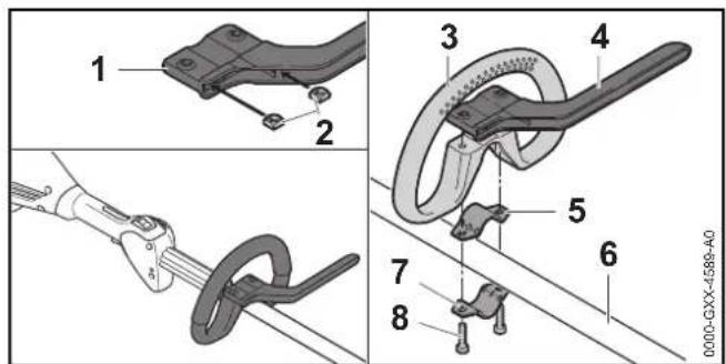 STIHL FSA 90 R - Satt pa stegbegransaren - 1