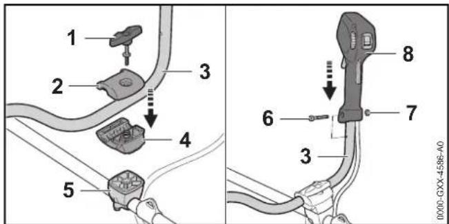 STIHL FSA 90 R - Mounting the Handle - 1