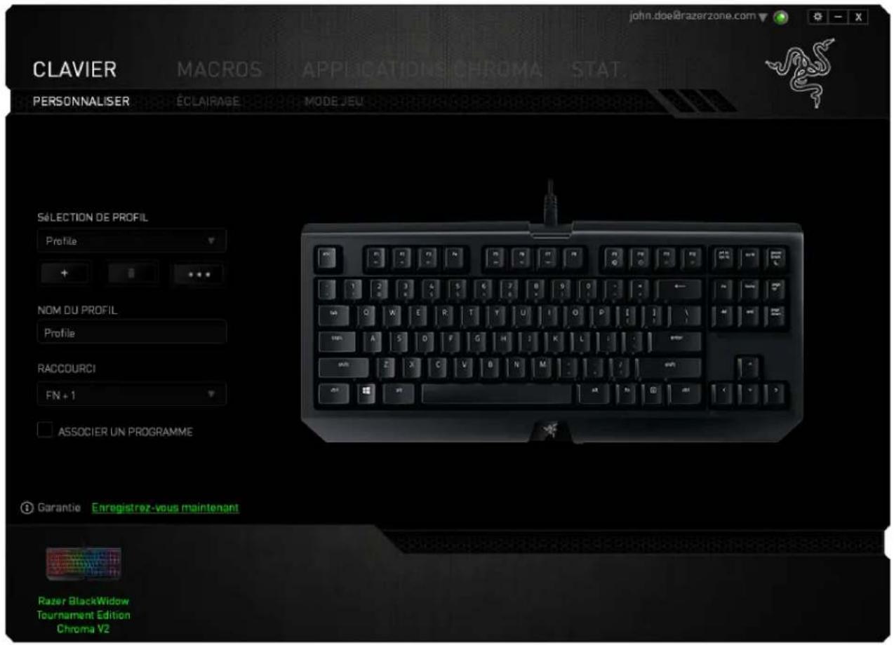 RAZER BlackWidow Tournament Edition Chroma - STATISTIQUES &amp; HEATMAPS - 2