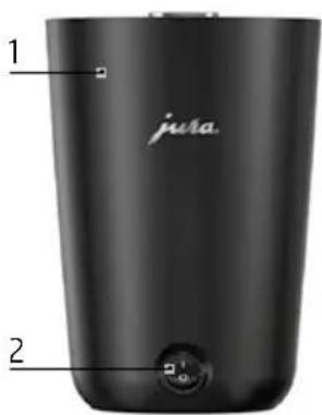JURA Cup warmer S - Eléments de commande - 1