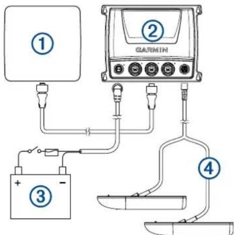 GARMIN GT51MTHP - Scheme d'installation - 1