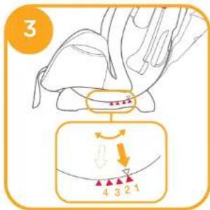 Joie Fortifi - Recline Adjustment - 2