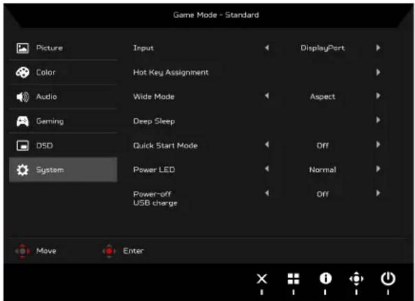 ACER Predator XB252Q - System - 1