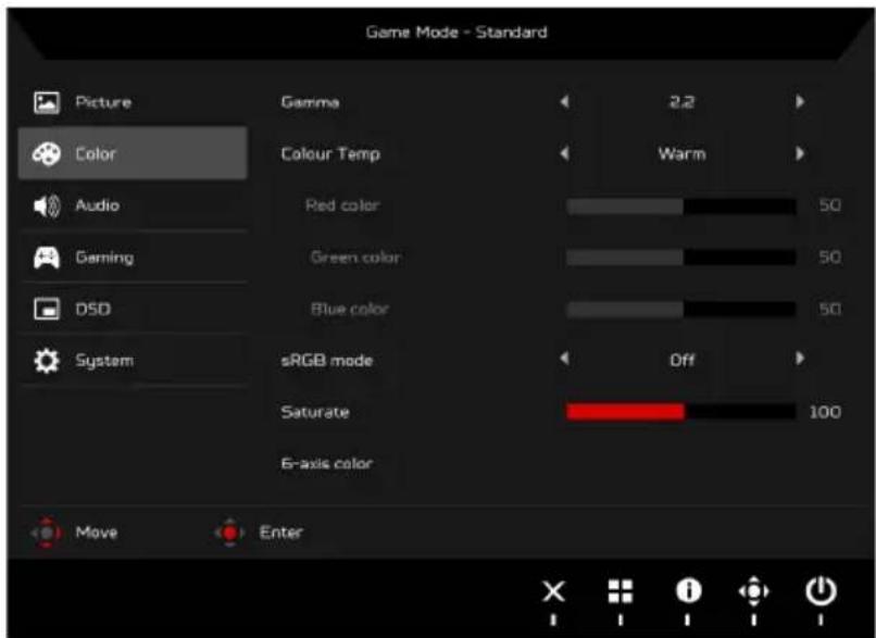 ACER Predator XB252Q - Color - 1