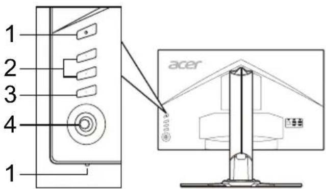 ACER Predator Z271U - 3OBHIshI eIemeHTn KepyBaHHa - 1