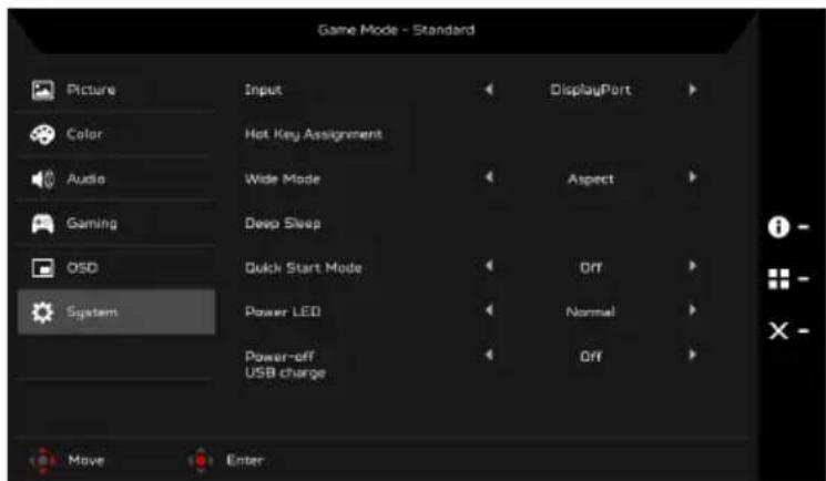 ACER Predator Z271U - System - 1