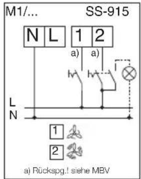 Helios M1120 - Circuit diagram overview for M1/100/120 (Standard model) - 1