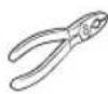 SAMSUNG WA45T3200AW - Outils requis pour l'installation - 1