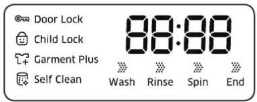 SAMSUNG WA52J8705MP - Self Clean Auto Indicator function - 1