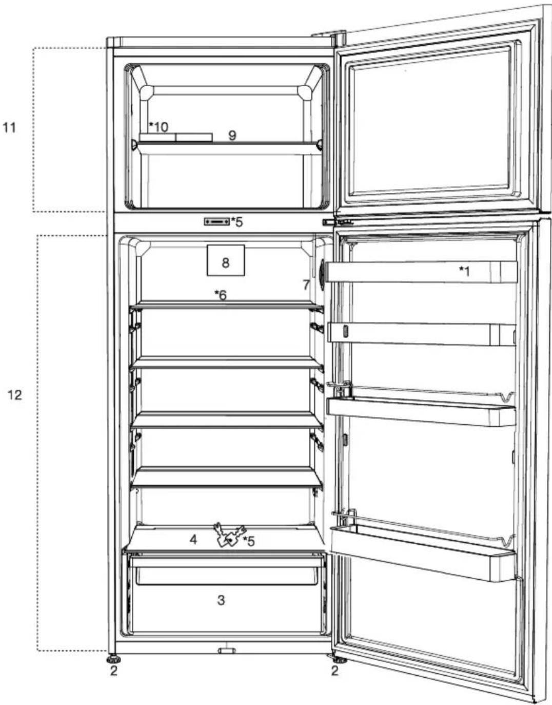 BEKO RDSE465K30WN - Хладилник - 1