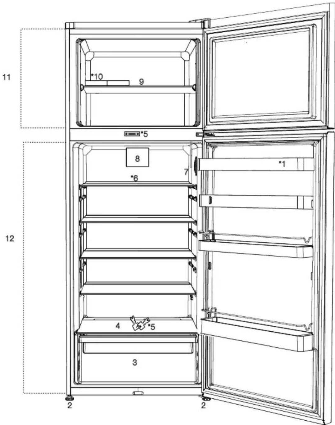 BEKO RDSE465K30WN - Your Refrigerator - 1