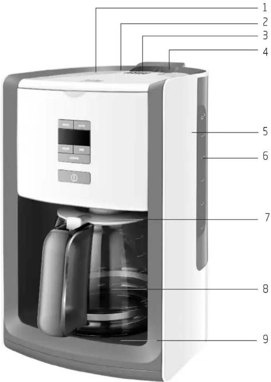 BEKO CFD6151W - Kaffeemaschine - 1